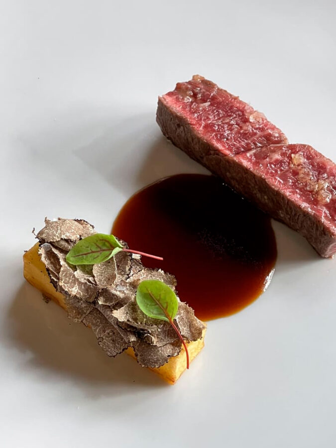 Menú degustación restaurante A´Barra de Madrid