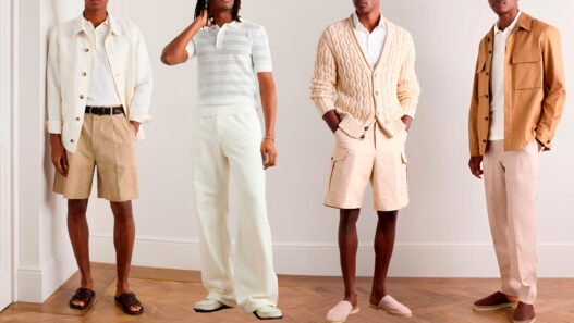 outfits para combinar el polo blanco de hombre en 2025