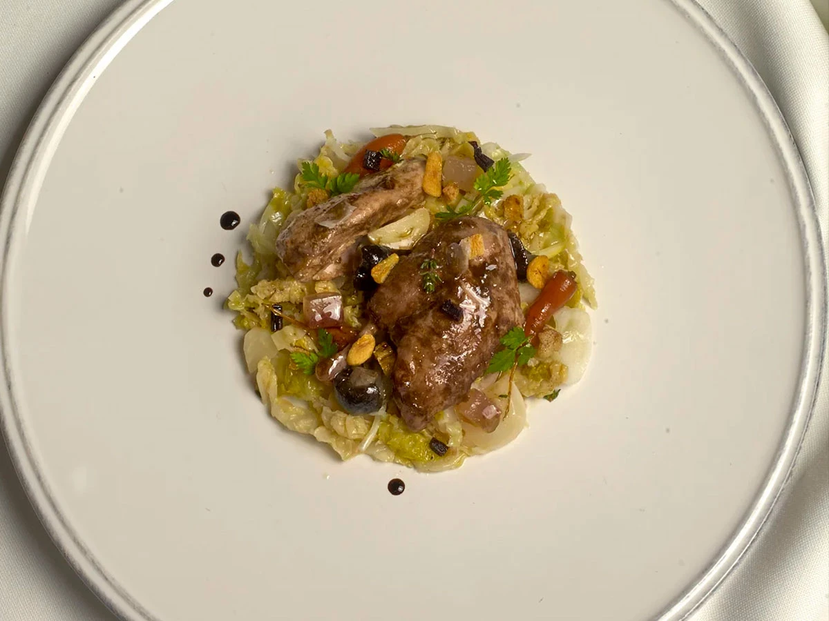Plato del menú del restaurante Els Casals de Sagás
