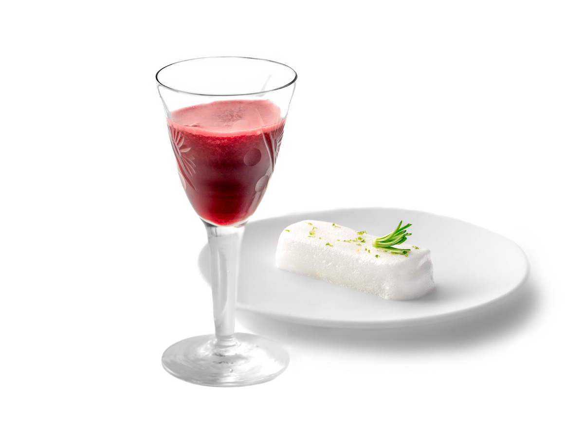 Plato del menú degustación del restaurante Eniga de Albert Andriá en Barcelona