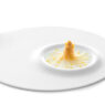 Plato del menú degustación del restaurante Enigma de Barcelona