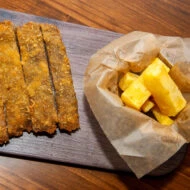 Cachopo del restaurante asturiano Enbable en Madrid