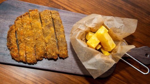 Cachopo del restaurante asturiano Enbable en Madrid