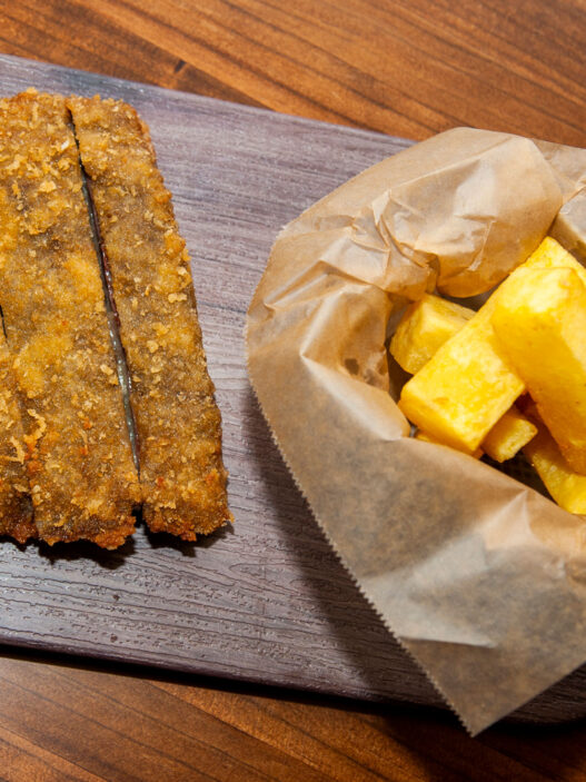 Cachopo del restaurante asturiano Enbable en Madrid