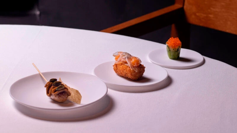 Menú degustación del restaurante Gofio de Madrid