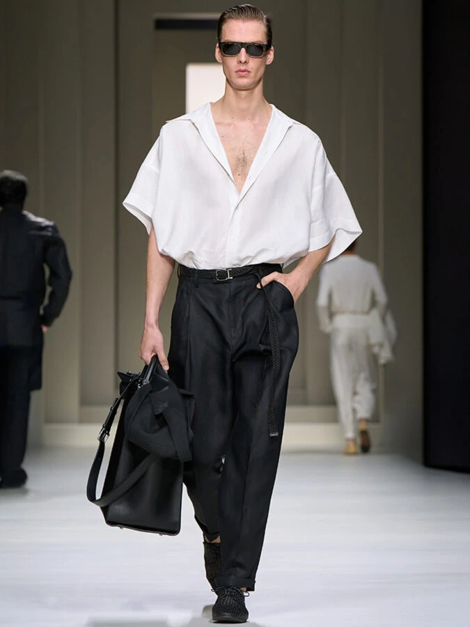 Look blanco y negro de hombre de Dolce & Gabbana