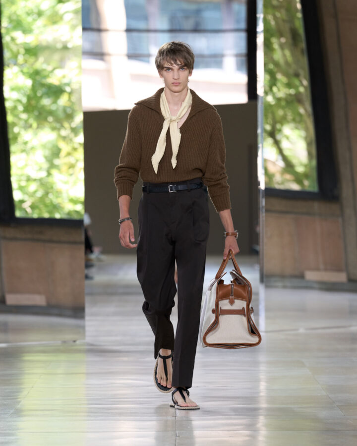desfile Hermès hombre primavera 2026 look 3