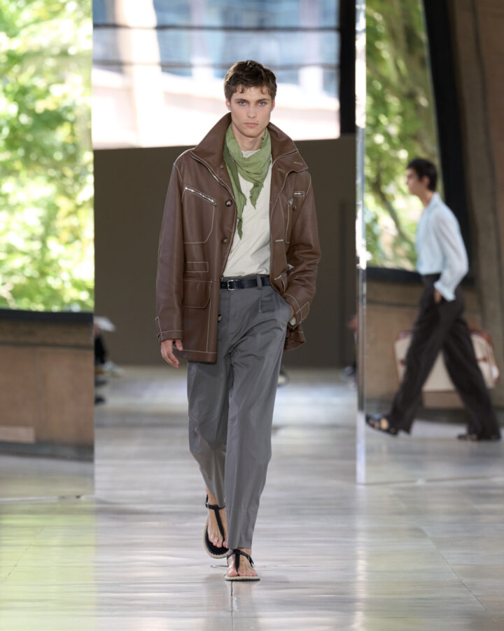 desfile Hermès hombre primavera 2026 look 28