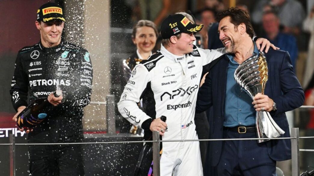 Brad Pitt y Javier Bardem película F1 Fórmula 1