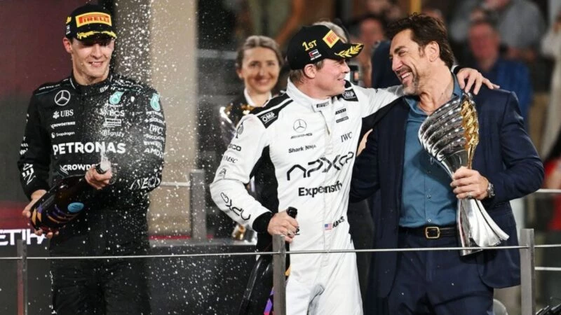 Brad Pitt y Javier Bardem película F1 Fórmula 1