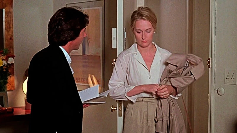Escena de la película Kramer contra Kramer que trata el divorcio