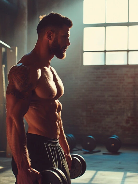 hombre entrenando en Box de Crossfit