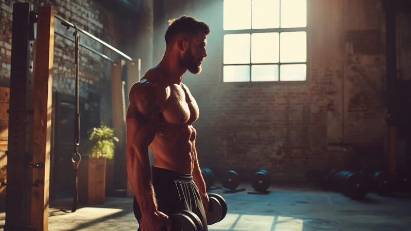 hombre entrenando en Box de Crossfit