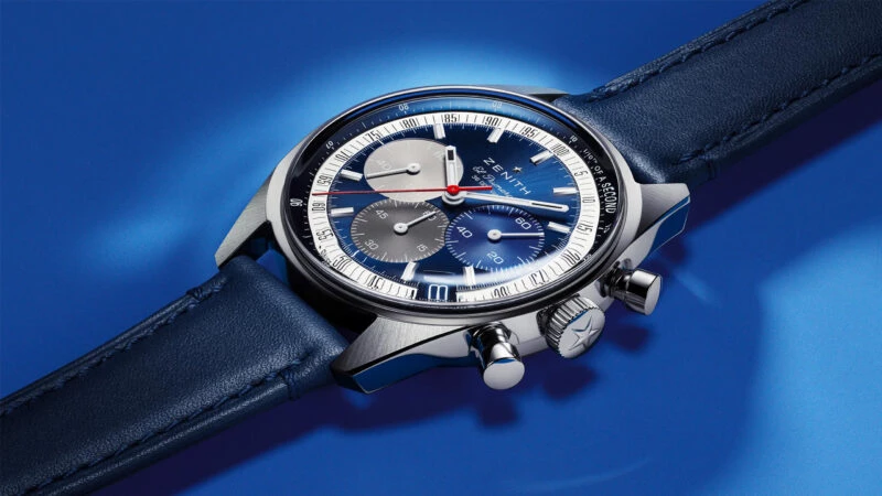 Reloj Zenith El Primero Chronomaster Original con esfera Azul