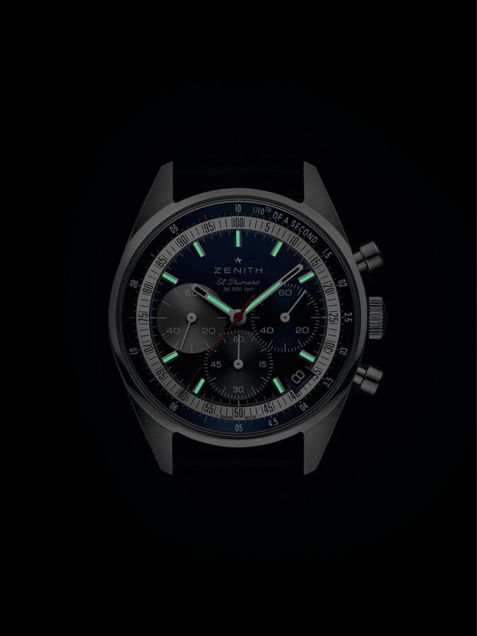 reloj Zenith El Primero 2025 iluminación nocturna
