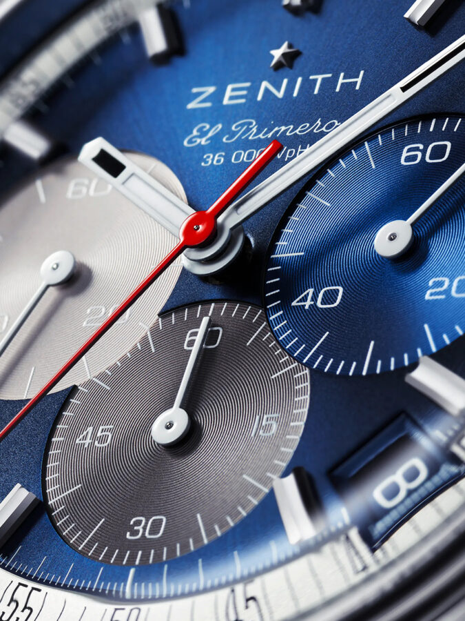 Esfera azul del reloj Zenith El Primero 2025