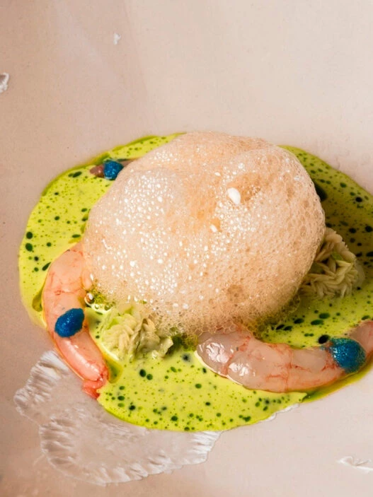 Plato del menú degustación del restaurante Bardal en Ronda