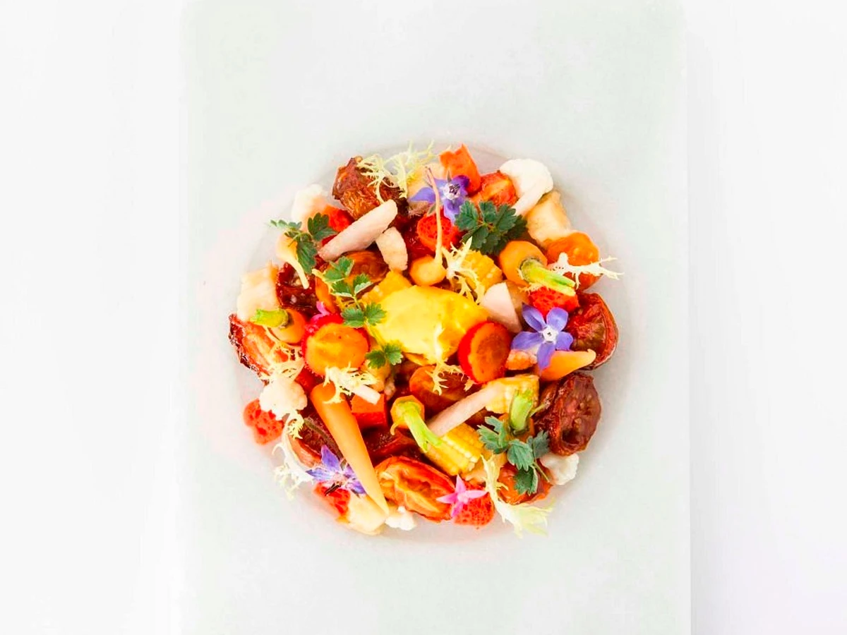 plato del menú degustación del restaurante La Salita en Valencia
