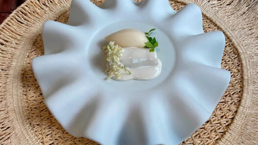 plato del menú degustación del restaurante La Salita en Valencia