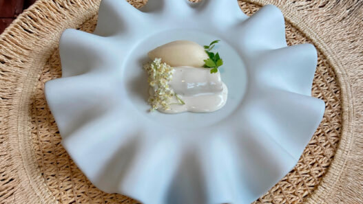 plato del menú degustación del restaurante La Salita en Valencia