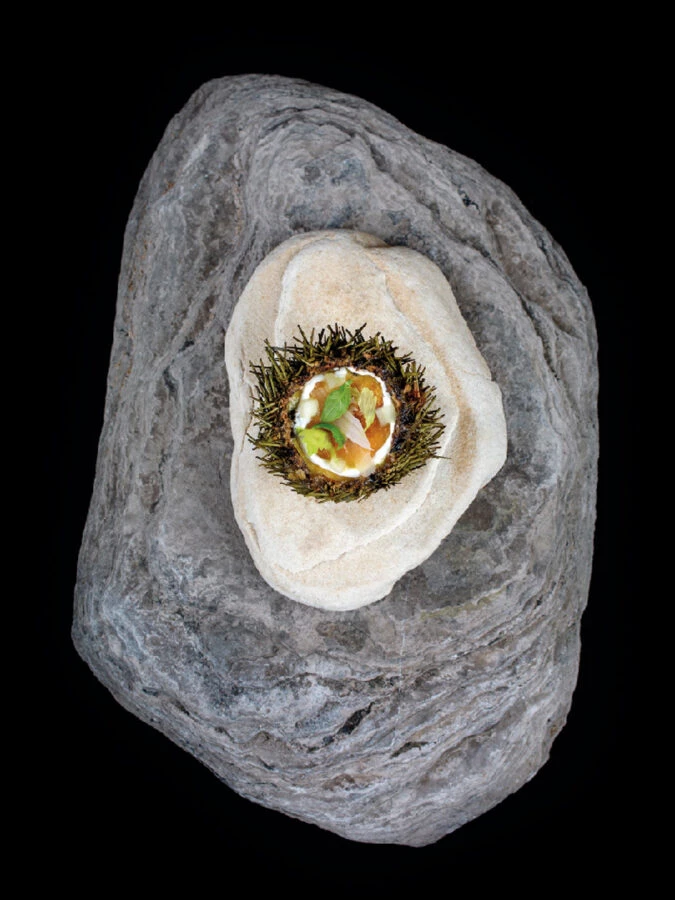 Menú degustación del restaurante Casa Marcial en Asturias