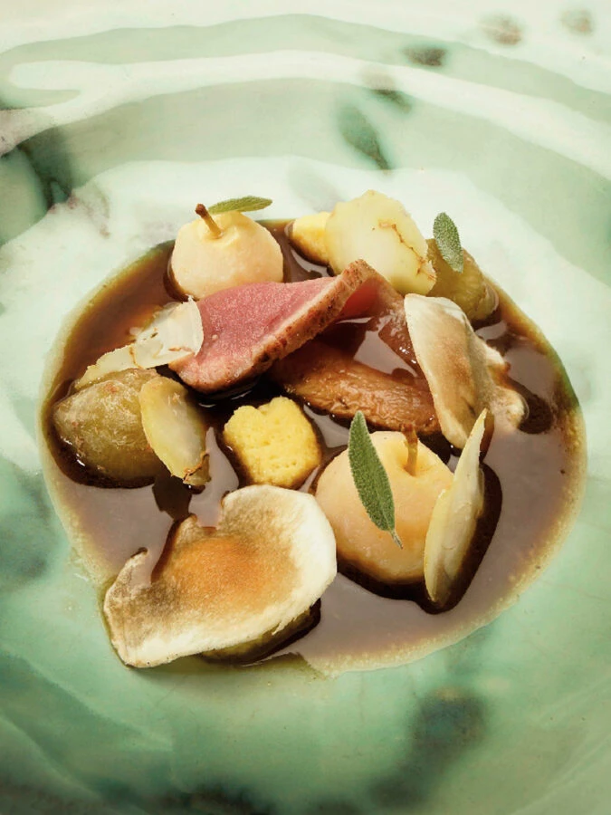 Menú degustación del restaurante Casa Marcial en Asturias