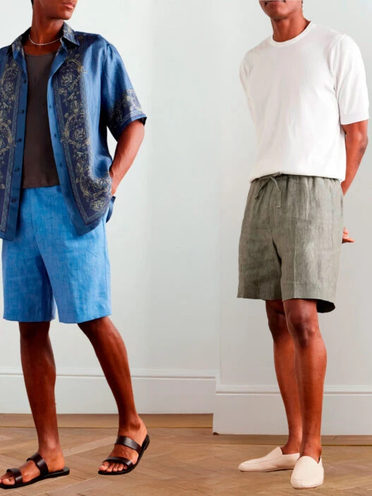 outfits para vestir bien en verano con pantalones cortos