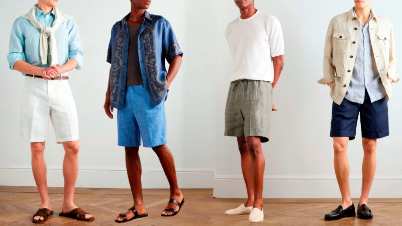outfits para vestir bien en verano con pantalones cortos