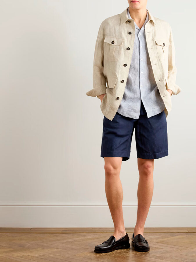Outfit hombre verano bermudas Incotex