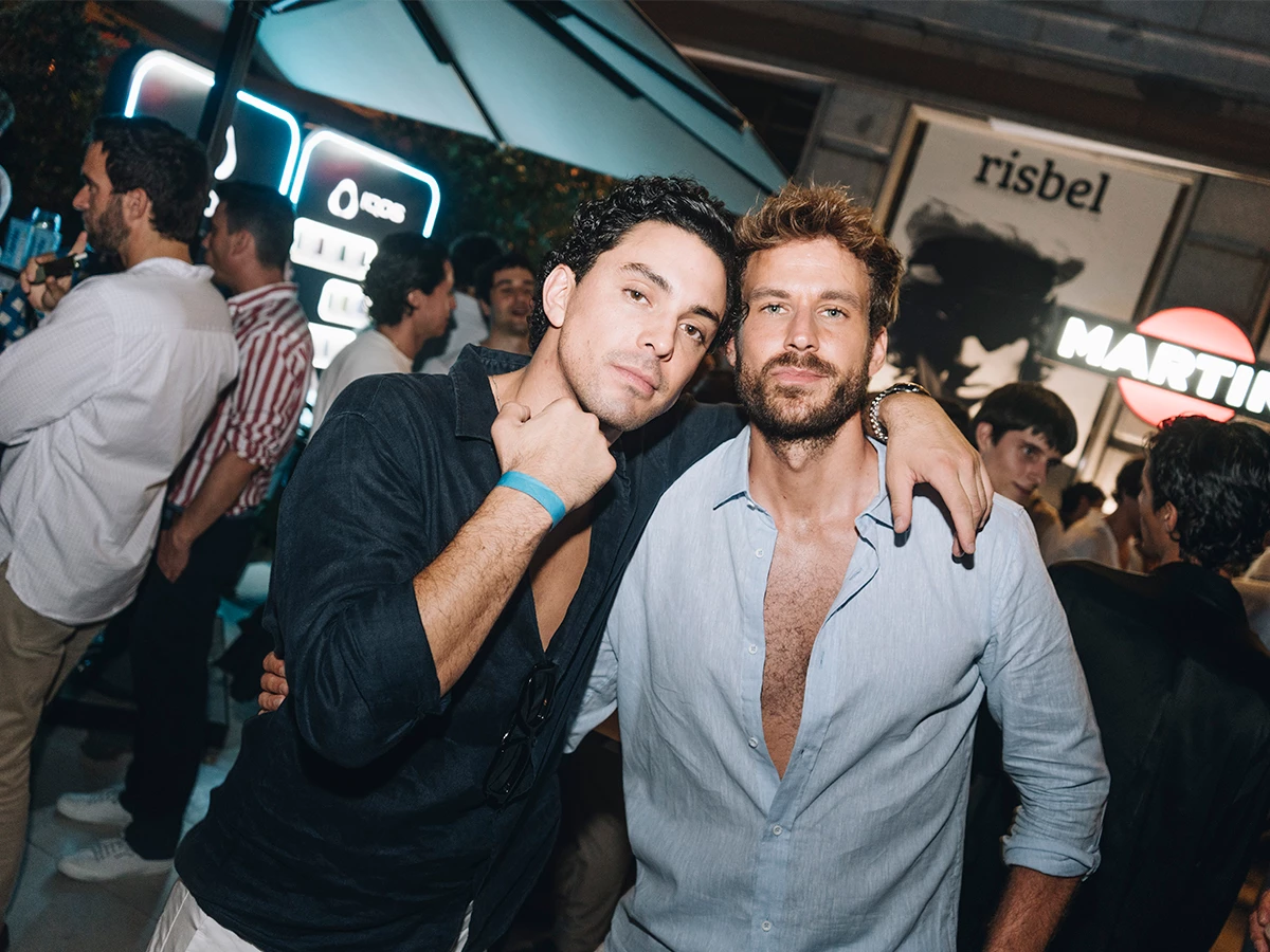 Invitados Madrid Premium Party actor Vicente Tamayo y el influencer Alejandro Caracuel