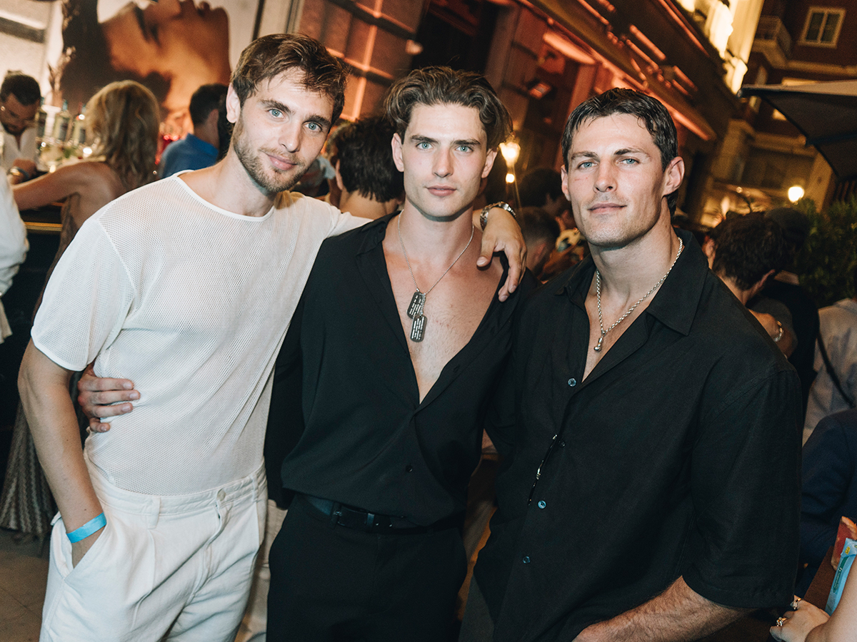 Invitados Madrid Premium Party los modelos Antonio Lomar, Dani García y Oliver Buendía