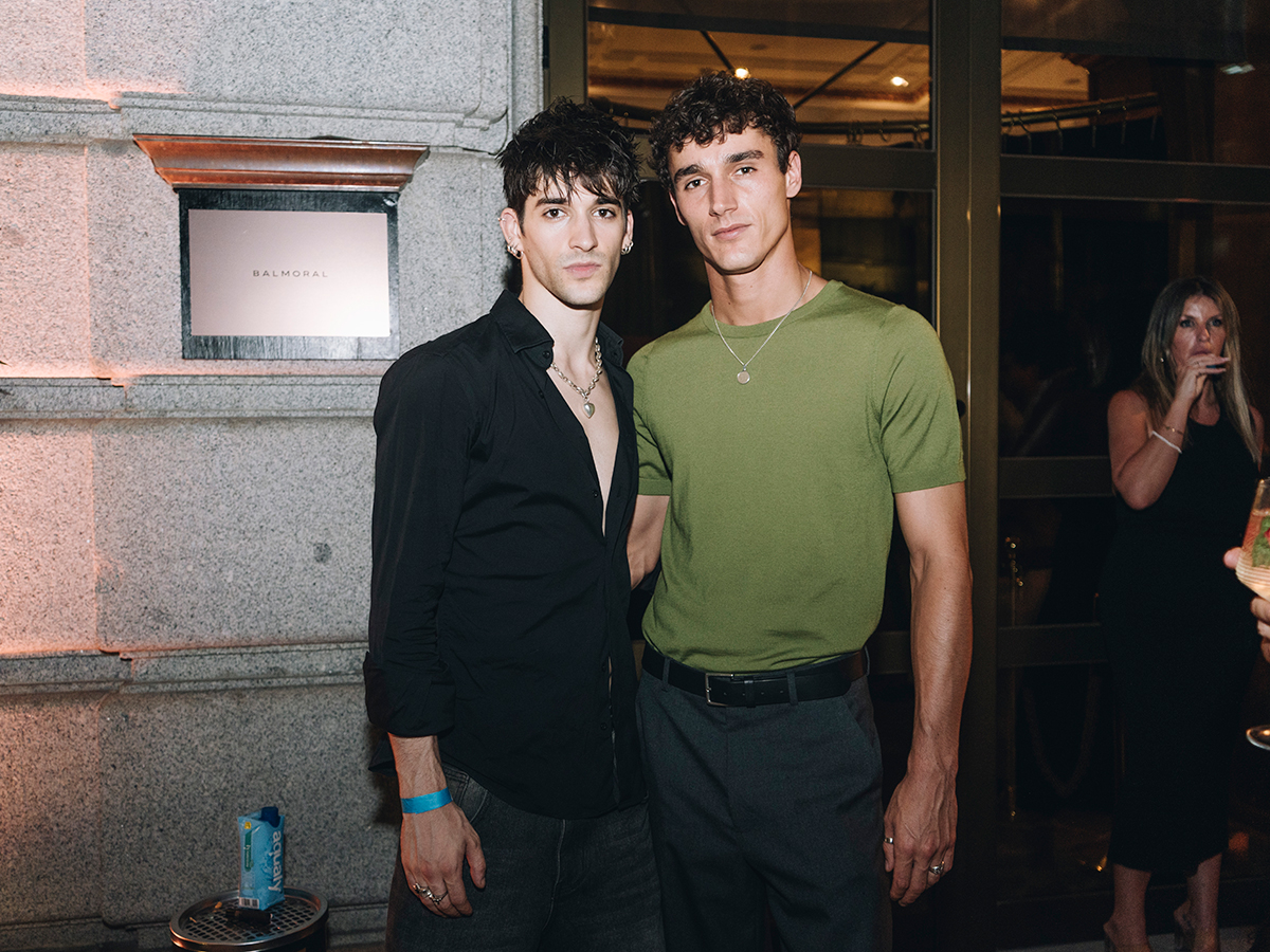 Invitados Madrid Premium Party los modelos Luis Bownie y Carlos Galobart