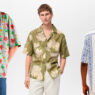 Camisas de manga corta para hombre con estampados florales