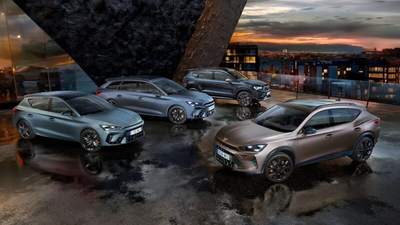 Gama CUPRA 2025 con versiones Black Edition de Formentor, León y Ateca