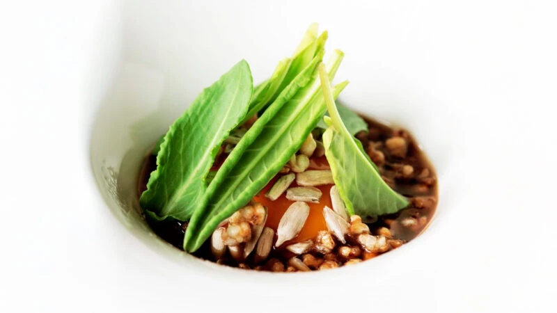Plato del menú degustación del restaurante La Casona del Judío, en Santander