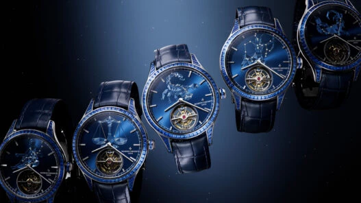reloj Vacheron Constantin Métiers d’Art Tribute to The Celestial reloj zodiacal con tourbillon, diamantes y zafiros azules
