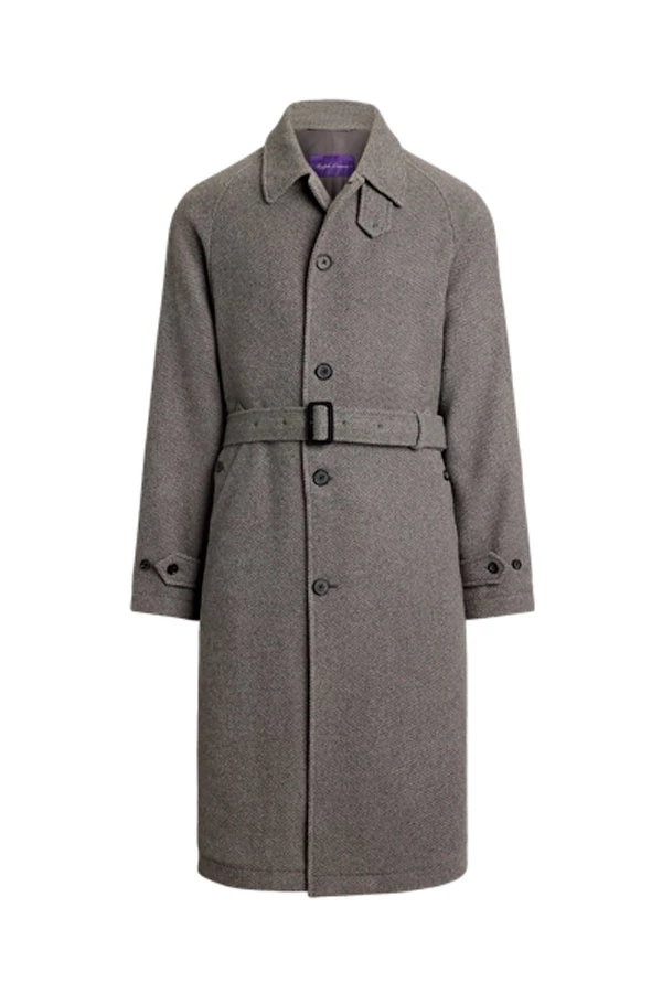 Abrigo escocés diseñado a mano de Ralph Lauren Purple Label