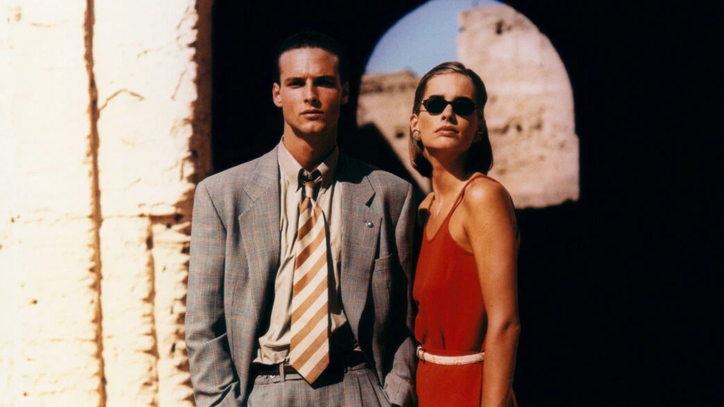 Campaña Giorgio Armani primavera verano 1992 fotografiada por Aldo Fallai