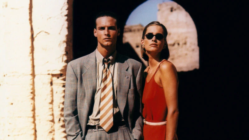 Campaña Giorgio Armani primavera verano 1992 fotografiada por Aldo Fallai
