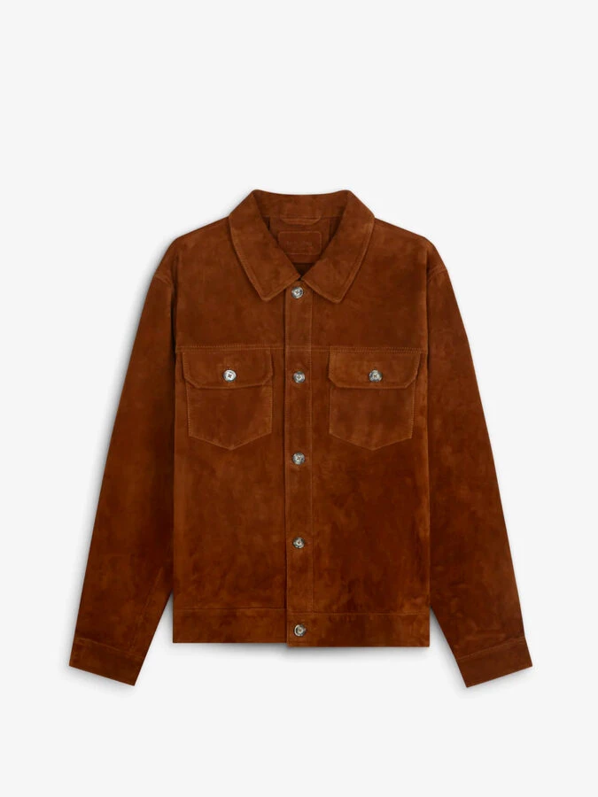 Chaqueta de ante marrón de Scalpers