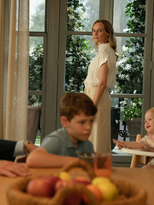 Diane Kruger en una escena de Pequeños Desastres, la miniserie de HBO Max sobre maternidad y secretos.
