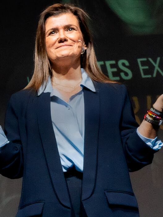 La psicóloga Pilar Sordo durante su charla en Mentes Expertas sobre los sistemas de creencias