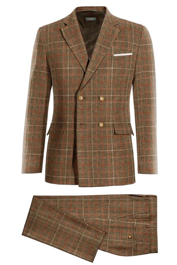 Traje 3 piezas de Tweed de la marca hockerty