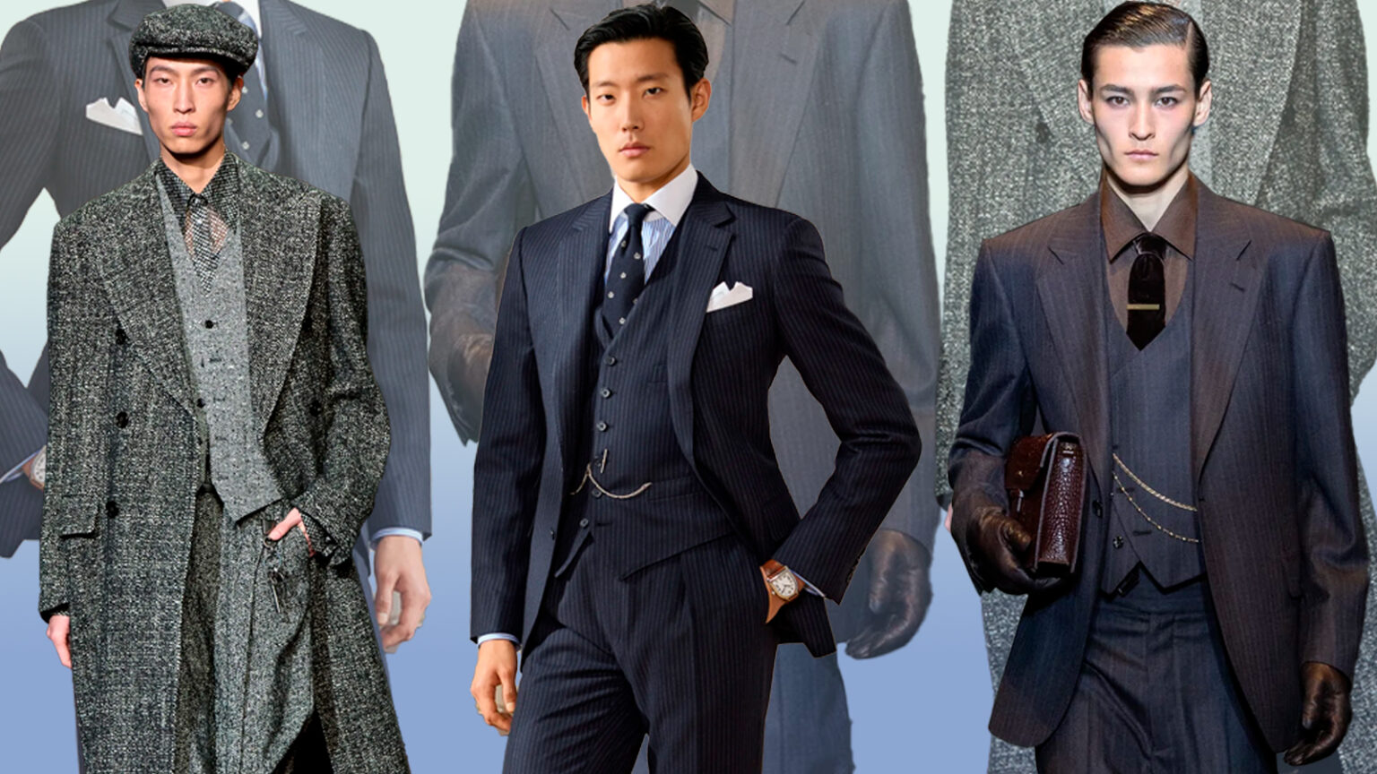 Saville Row Abrigos Sra Traje De Tres Piezas De Tweed Espiga