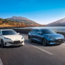 Los nuevos BYD SEAL 6 DM i 2025 Touring o sedán circulando por una carretera