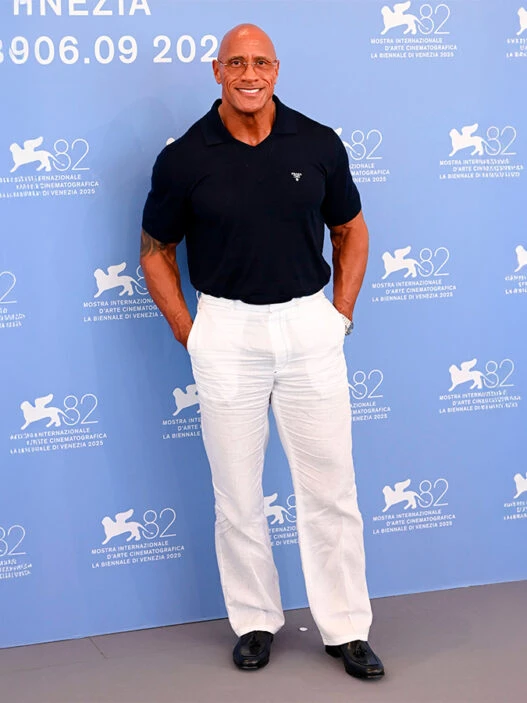 Dwayne Johnson photocall Festival de Cine de Venecia