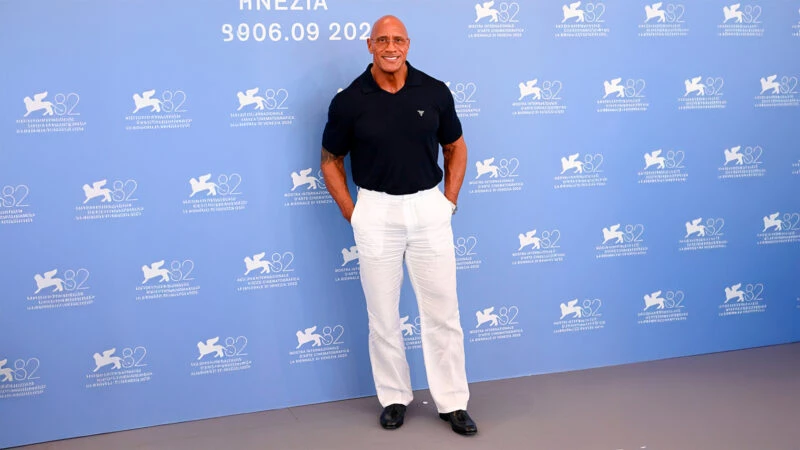 Dwayne Johnson photocall Festival de Cine de Venecia