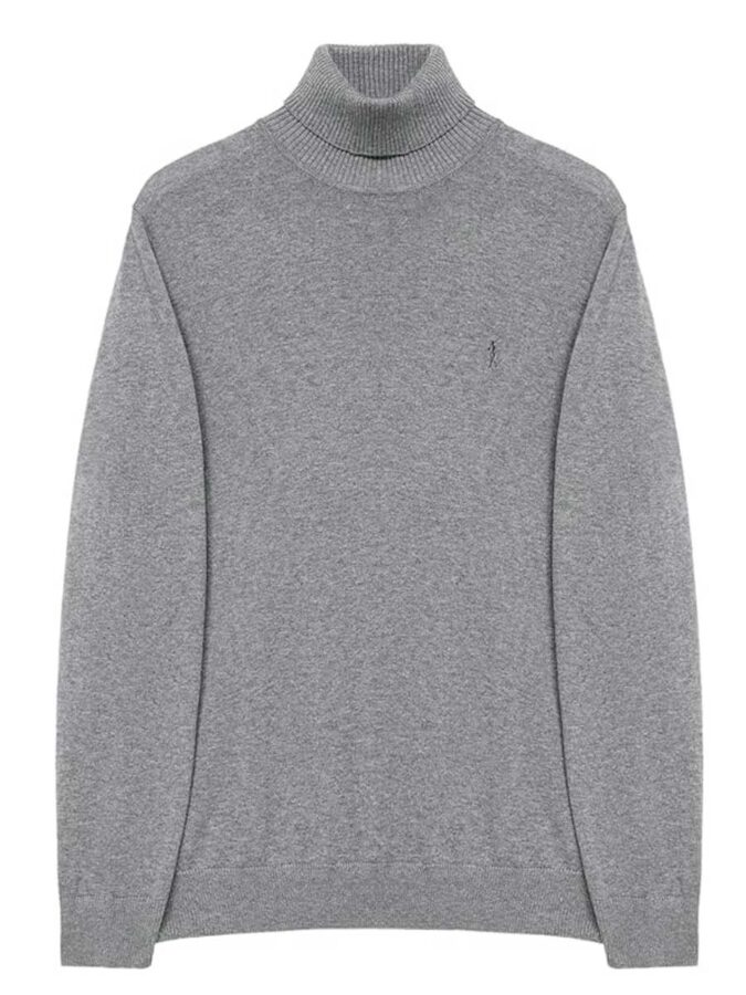 Jersey de cuello alto gris para hombre de la marca Polo Club