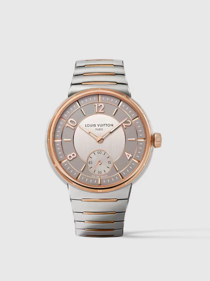 Reloj Tambour Louis Vuitton Tambour en acero y oro referencia W1SP10