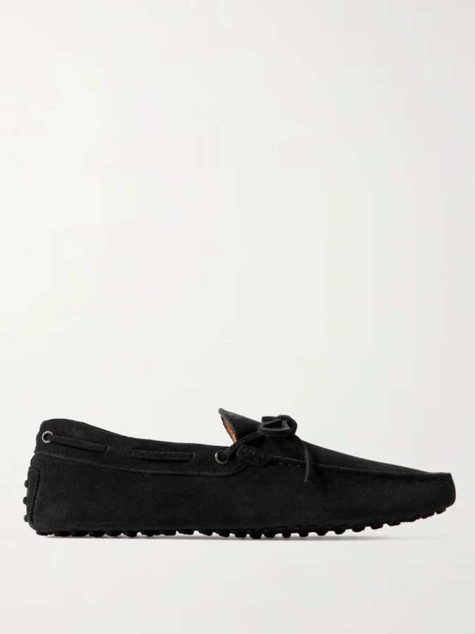 Mocasines de ante negro para hombre de Tod´s